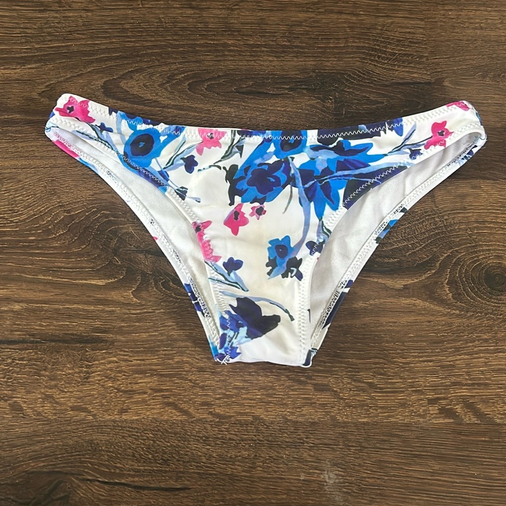 floral bathing suit bottom